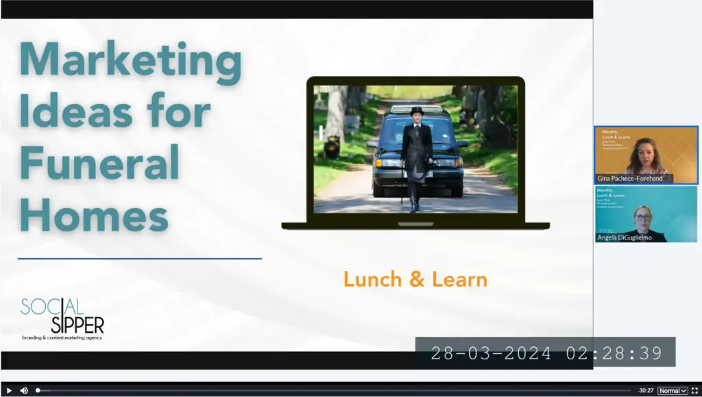 Marketing for Funeral Homes Webinar Recording